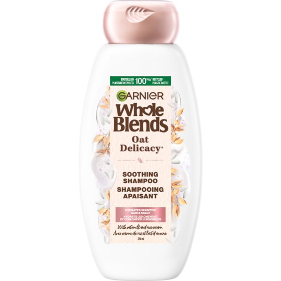 Garnier Shampooing doux Whole Blends, Délicatesse d’avoine 370 ml, 1,62 $/100ml