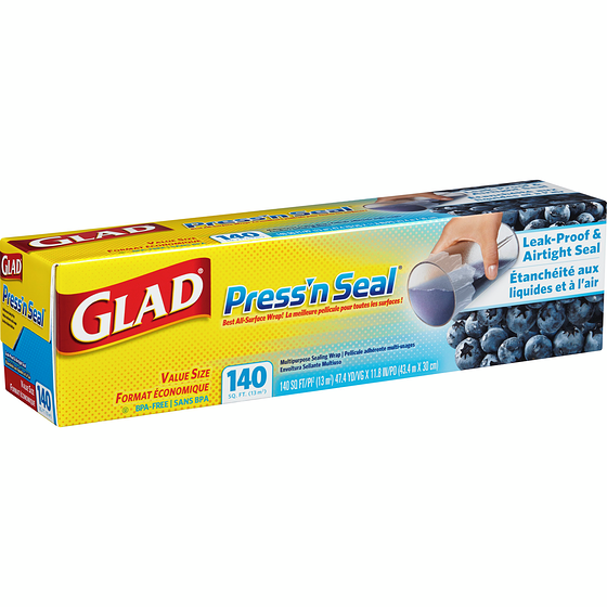 Glad Press'n Seal Plastic Food Wrap 1 ea, $9.99/1ea