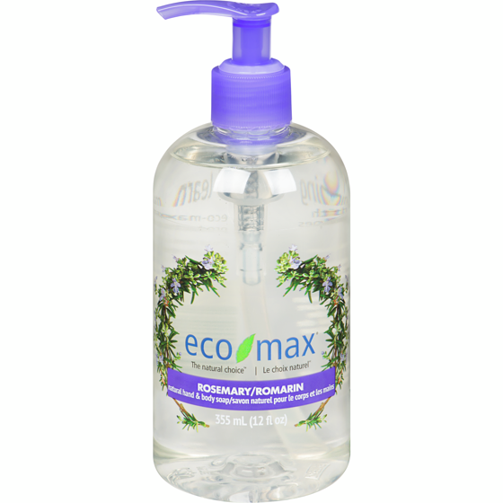 Eco-Max Natural Hand Soap Rosemary 355 ml, $0.98/100g