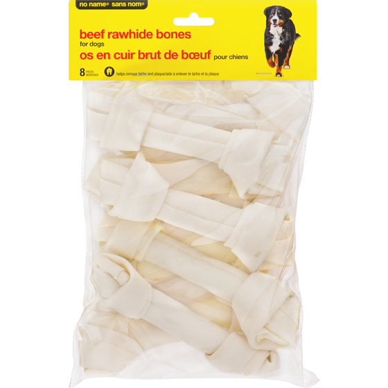 Sans Nom Os en cuir brut de bœuf pour chiens 1 ea, 22,00 $/1ch