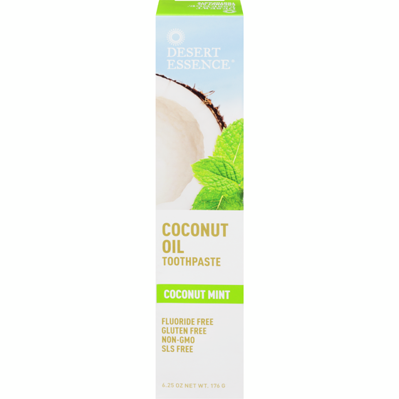 Desert Essence Coconut Mint Coconut Oil Toothpaste 176 g, $5.11/100g
