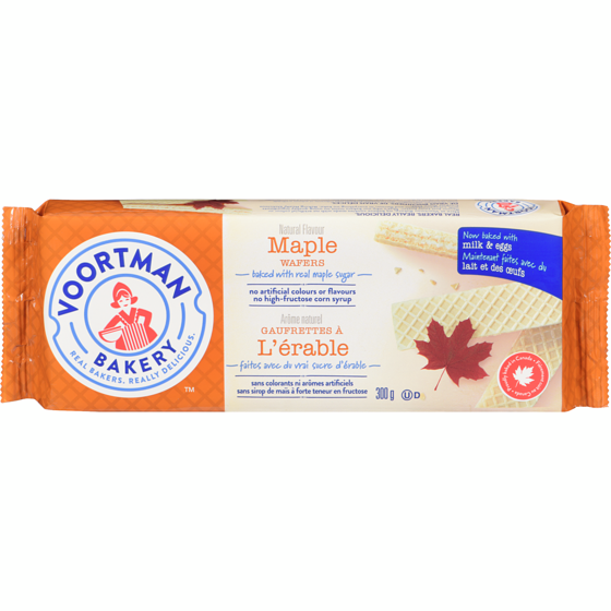 Voortman Maple Wafers 300 g, $1.33/100g