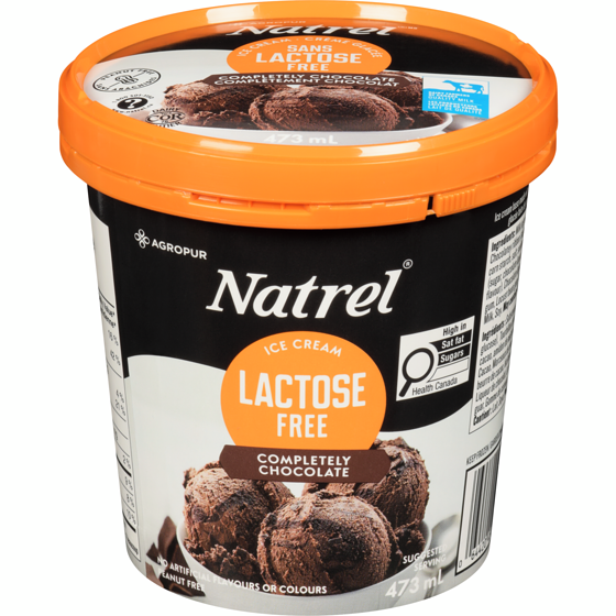 Natrel Completely Chocolate Lactose Free Ice Cream 473 ml, $1.48/100ml