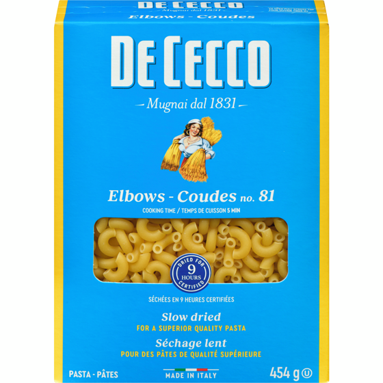 De Cecco Elbow Pasta No. 81 454 g, $0.66/100g
