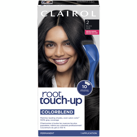 Clairol Root Touch-Up 2 Black, Permanent Hair Colour, Canada's #1 Root Touch Up Brand, 100% gray coverage 1 ea, $8.74/1ea