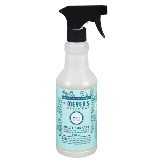 Mrs. Meyer's Clean Day Multi-Surface Everyday Cleaner Mint Scent Limited Edition Scent 473 ml, $1.69/100ml