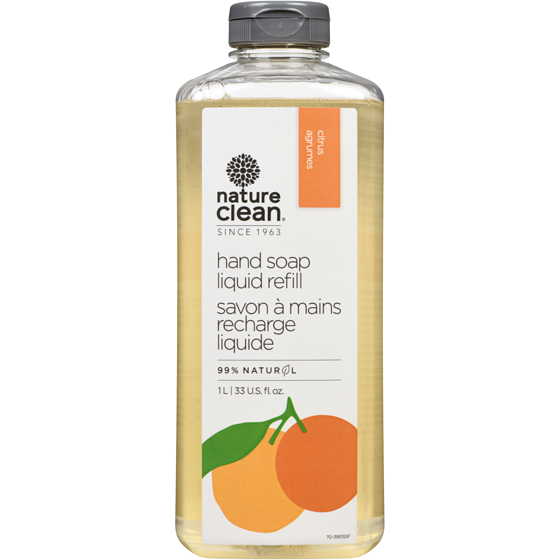 Nature Clean Liquid Hand Soap Citrus 1 l, $0.90/100ml