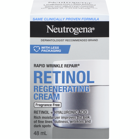 Neutrogena Anti Aging Retinol Face Cream with Hyaluronic Acid 48 ml, $82.48/100ml
