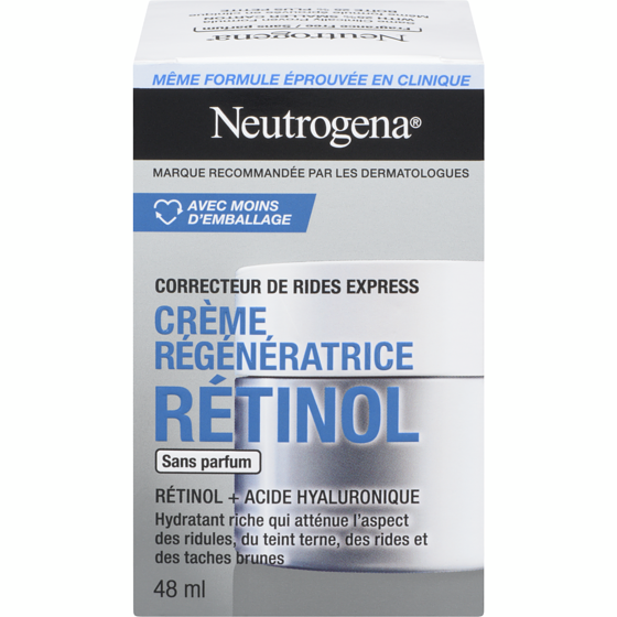 Neutrogena Correcteur de rides express Crème régénératrice sans parfum 48 ml, 81,23 $/100ml