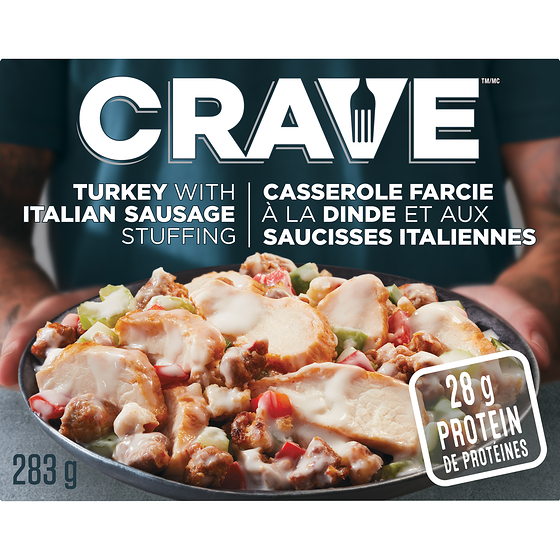 Crave Turkey And Italian Sausage Bake Frozen Meal 283 g, $1.61/100g