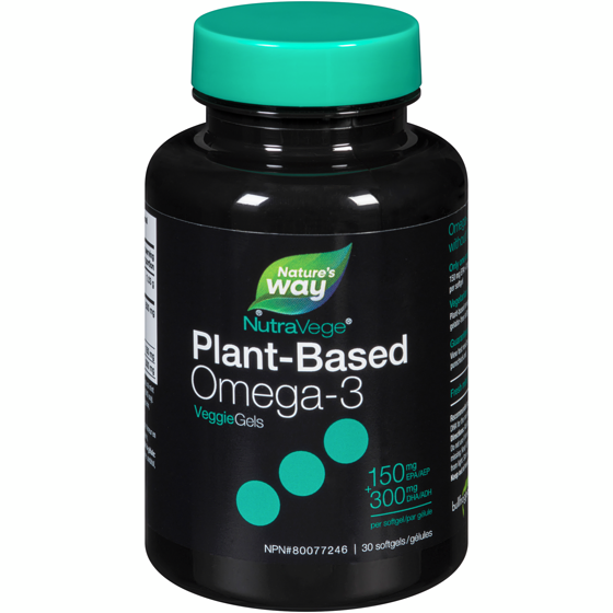NutraSea Nutravege plant-based omega-3 veggie gels 30 ea, 0,97 $/1ch