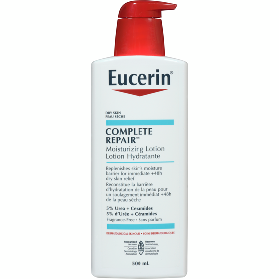 Eucerin Lotion, Complete Repair 500 ml, $4.90/100ml