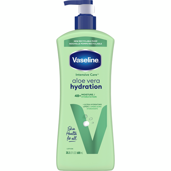 Vaseline Intensive Care™Lotion Corporelle Aloe Vera Hydration 600 ml, 1,83 $/100ml