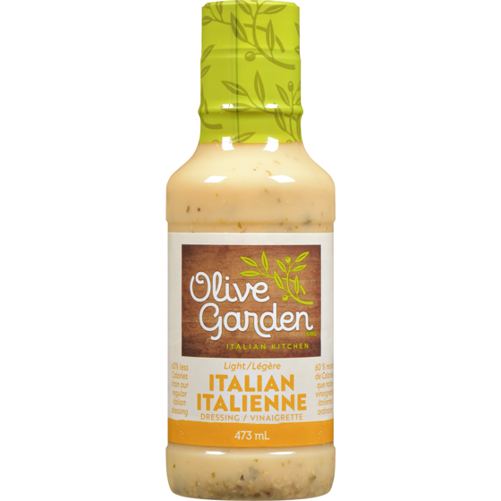 Olive Garden Vinaigrette italienne légère 473 ml, 1,33 $/100ml
