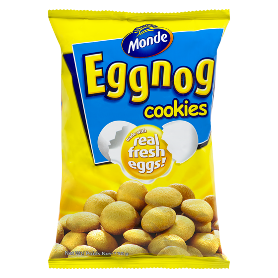 Monde Eggnog Cookies 130 g, $1.53/100g