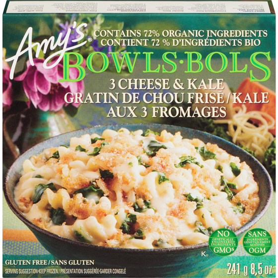 Amys 3 Cheese & Kale Bake Bowls 241 g, $3.32/100g
