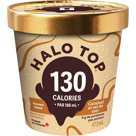 Halo Top Caramel au sel de mer 473 ml, 1,06 $/100ml