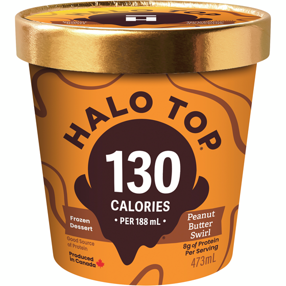 Halo Top Peanut Butter Swirl 473 ml, $1.27/100ml