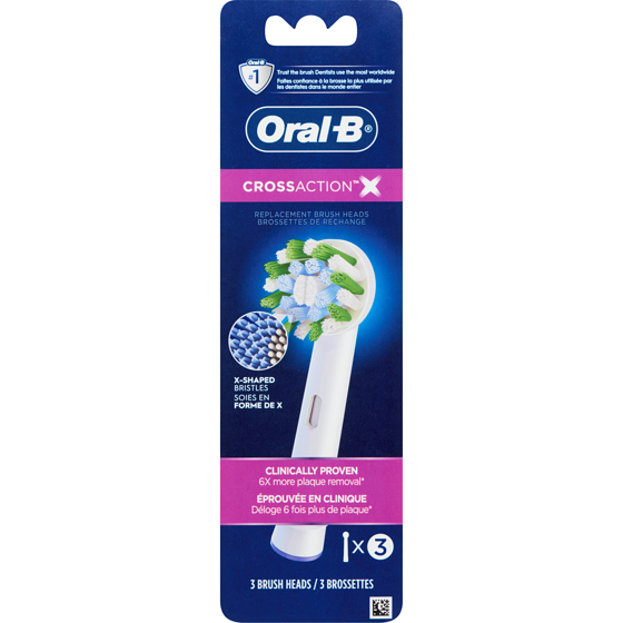 Oral-B Brossettes de rechange paquet de 3 3 ea, 12,66 $/1ch