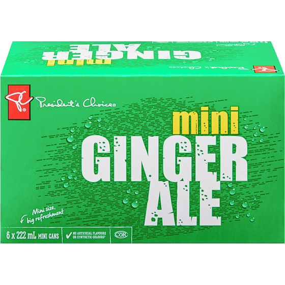 PC Mini Ginger Ale 6 Pack PC.ca
