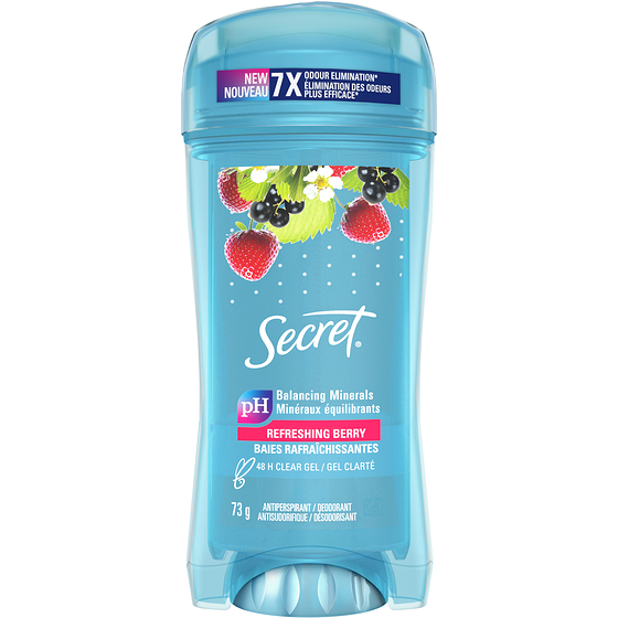 Secret Clear Gel Antiperspirant and Deodorant, Berry Scent 73 g, $13.68/100g