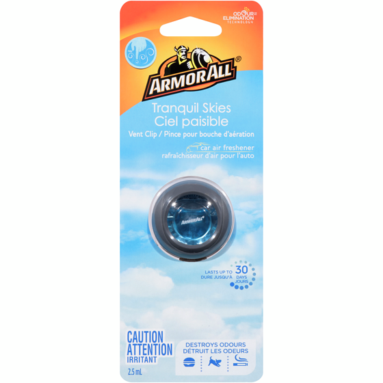 Armor All Vent Air Freshener (Tranquil Skies Scent, 1 Pack). 2.5 ml, $180.00/100ml