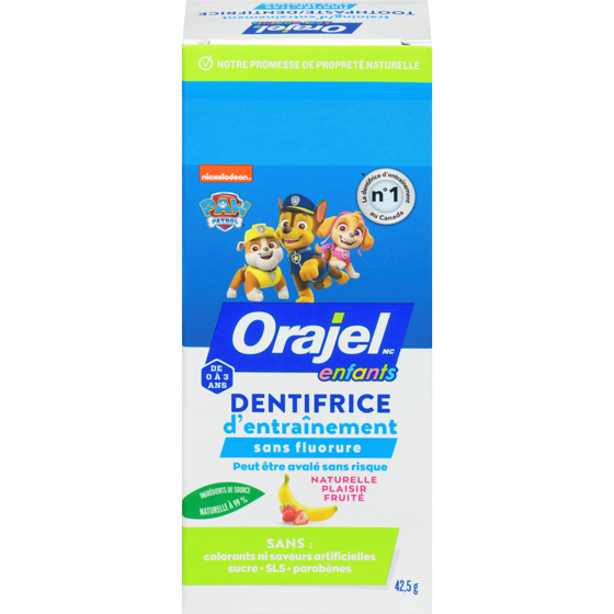 Orajel Dentifrice d’entraînement sans fluorure PAW PatrolMC Pour Enfants 42.5 g, 15,27 $/100g