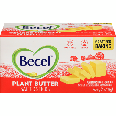 Becel Salted Plant Butter Sticks 454 g, $1.21/100g