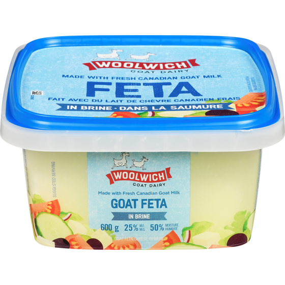 Woolwich Goat Milk Feta Cheese 600 g, $4.00/100g