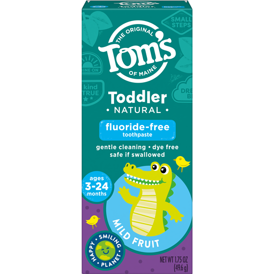 Tom's of Maine Toddler Fluoride-Free Natural Training Toothpaste, Mild fruit 38 ml, $14.45/100ml