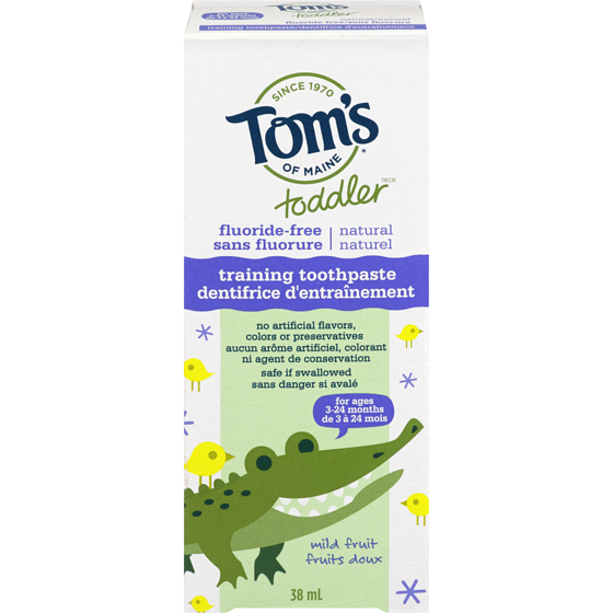Tom’s of Maine Dentifrice Naturel sans fluorure, fruits doux 38 ml, 13,13 $/100ml