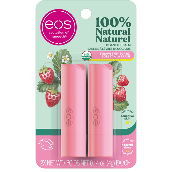 Evolution of Smooth 100% Natural & Organic Lip Balm Stick, Strawberry Sorbet 8 g, $118.63/100g