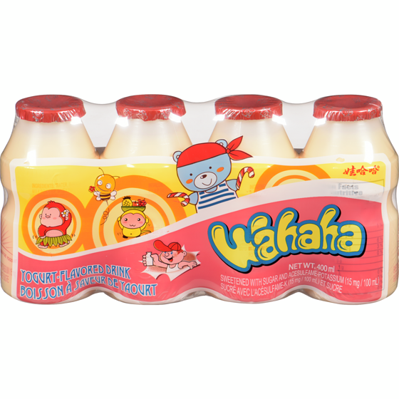 Wahaha Yogurt-Flavored Drink 4x400.0 ml, $0.38/100ml