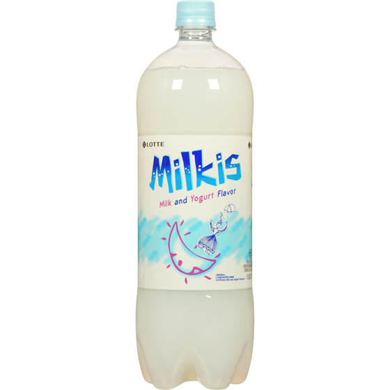 Lotte Milkis Milk & Yogurt Beverage 1.5 l, $0.30/100ml