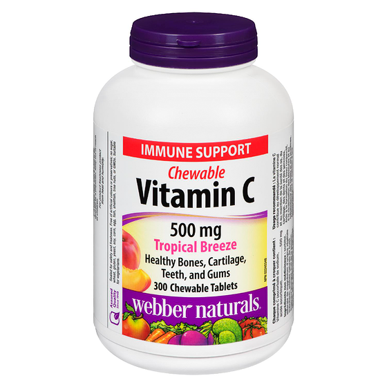 Webber Naturals Chewable Vitamin C Tropical Breeze 500 mg 300 Chewable Tablets 300 ea, $0.05/1ea