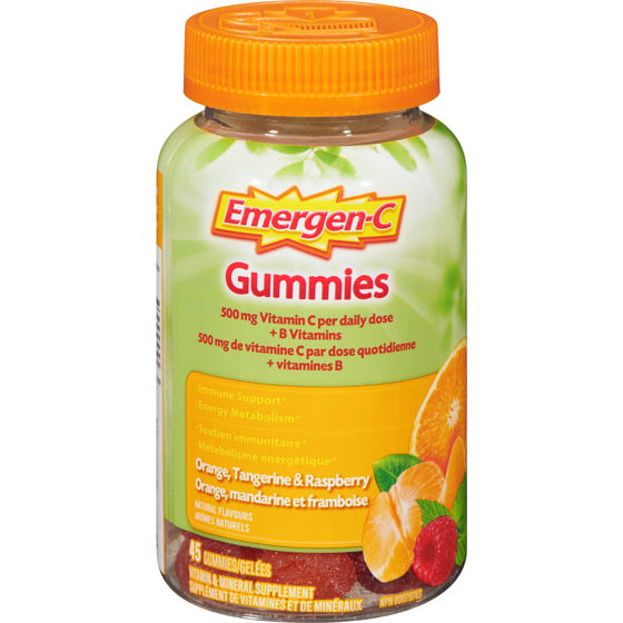 Emergen C Vitamins, Vitamin & Mineral Supplement Orange, Tangerine & Raspberry 45 ea, $0.41/1ea