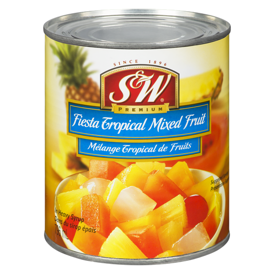 S&W Fiesta Tropical Mixed Fruit in Heavy Syrup 796 ml, $0.50/100ml