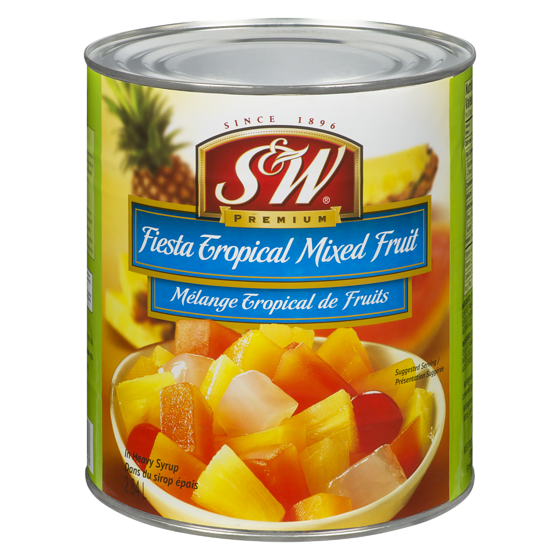 S&W Tropical Mixed Fruit in Heavy Syrup 2.84 l, $0.42/100ml