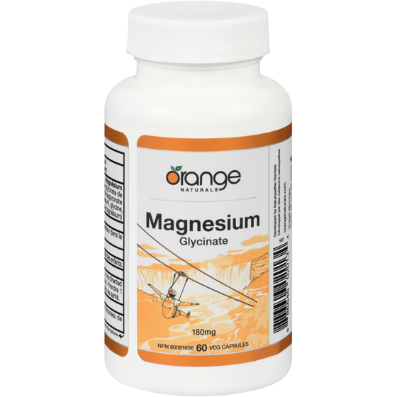 Orange Naturals Magnesium Glycinate 180 Mg Capsules 60 ea, $0.23/1ea