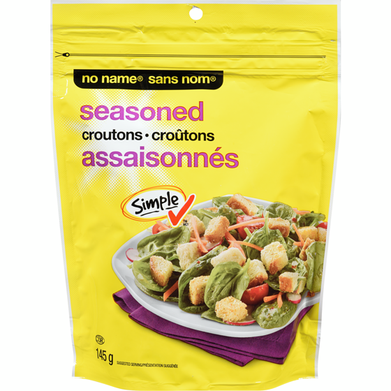No Name Seasoned Croutons 145 g, $2.07/100g