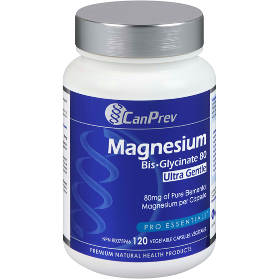 CanPrev Vegetable Capsules Magnesium Bis-Glycinate 80 Ultra Gentle 120 ea, $0.23/1ea