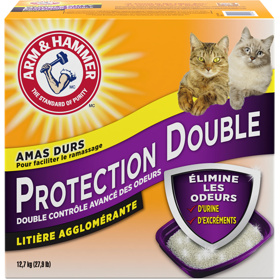 Arm & Hammer Litière agglomérante pour chat Double Duty Advanced Odour 12.7 kg, 0,17 $/100g