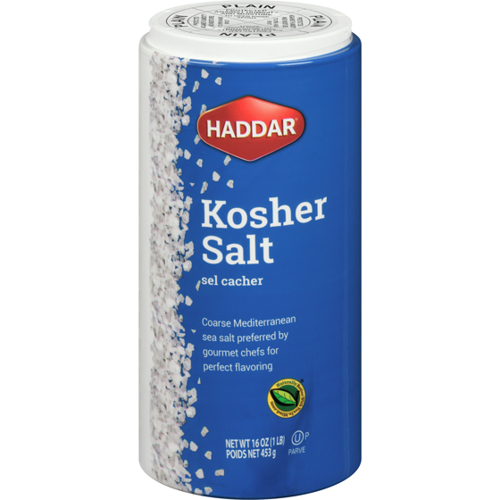 Haddar Kosher Salt  454 g, $0.77/100g