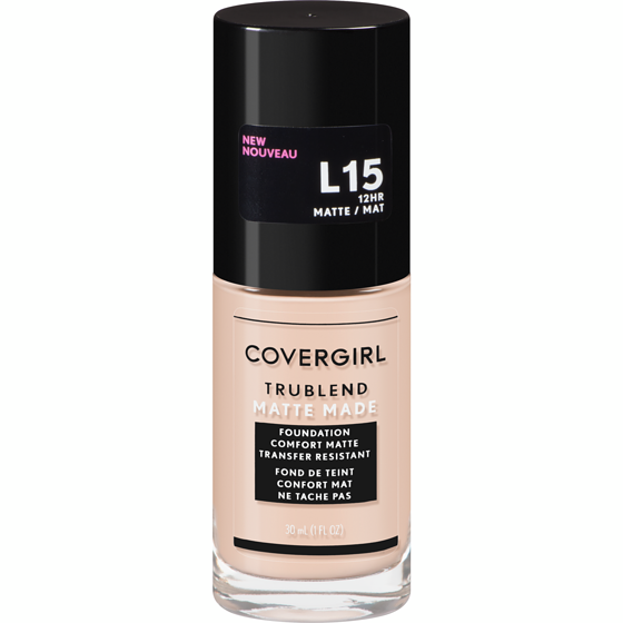 Cover Girl Trublend Matte Made Foundation L15 Porcelain 1 ea, $15.99/1ea