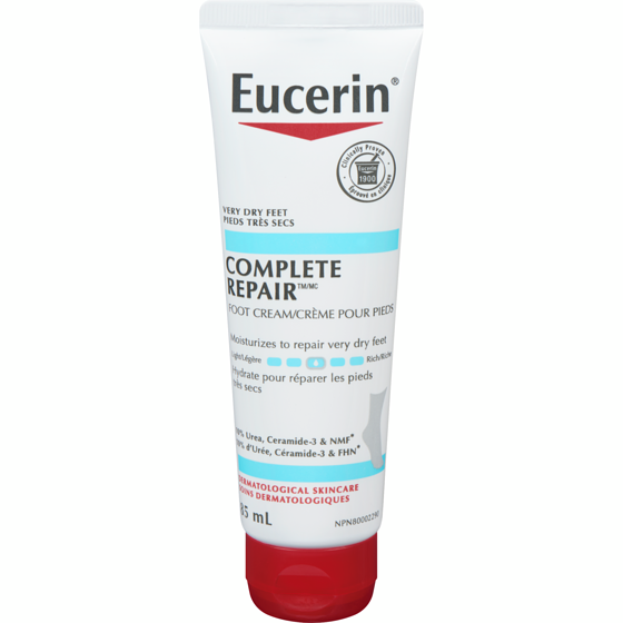 Eucerin Complete Foot Repair Foot Creme Fragrance-Free 85 ml, $18.82/100ml