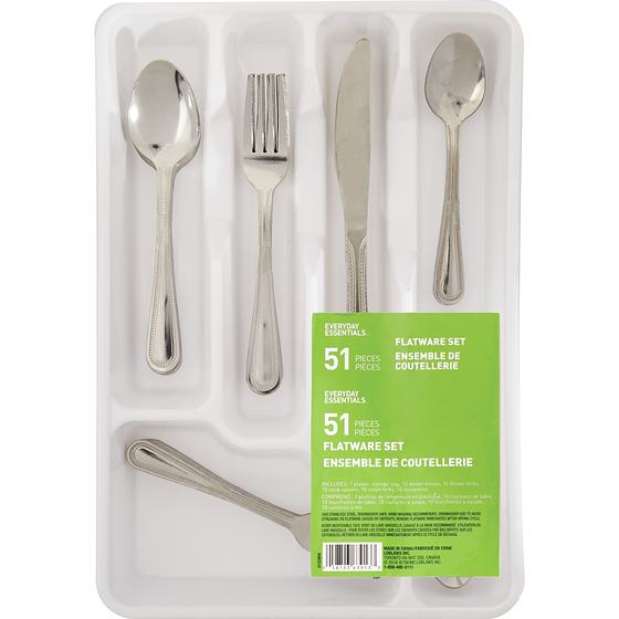 Everyday Essentials Stainless Steel Flat Tray-50pc 1 ea, $15.00/1ea