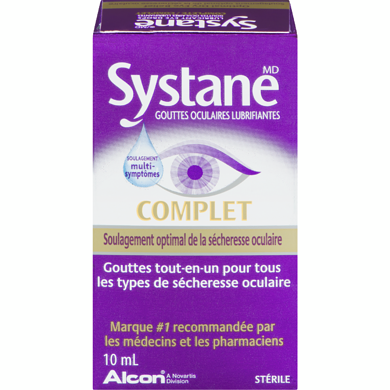 Systane Soulagement complet des yeux secs 10 ml, 130,00 $/100ml