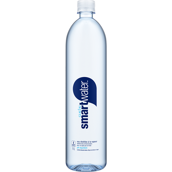 Glaceau Smartwater Bouteille 6x1.0 l, 0,31 $/100ml