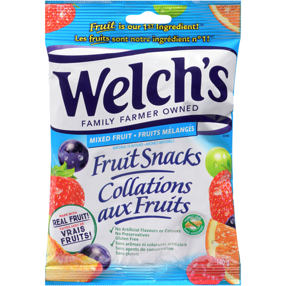 Welch's Fruit Snacks Mixed Fruit 140 g, $2.14/100g