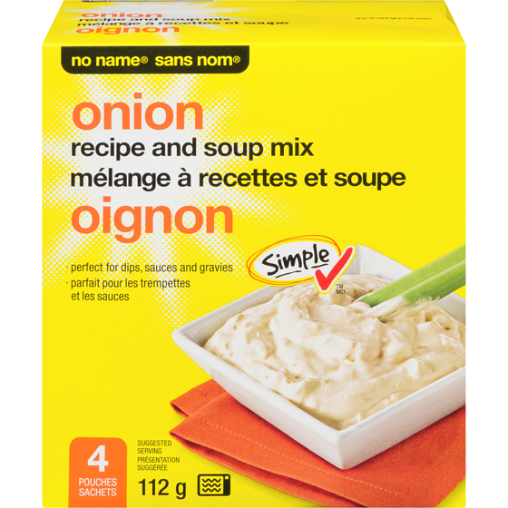 No Name Onion Mix for Soup & Recipe 4 x 28g 28 g, $10.71/100g